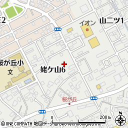 新潟県新潟市中央区姥ケ山6丁目11周辺の地図