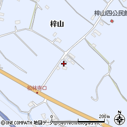 山形県米沢市万世町梓山2332周辺の地図