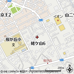 新潟県新潟市中央区姥ケ山6丁目周辺の地図
