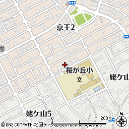 京王自治会館周辺の地図