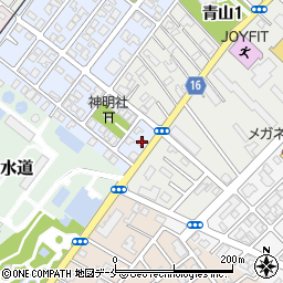 新潟県新潟市西区青山新町2-5周辺の地図