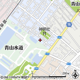 新潟県新潟市西区青山新町1-6周辺の地図