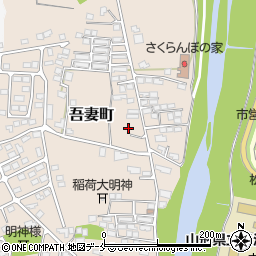 山形県米沢市吾妻町3-34周辺の地図