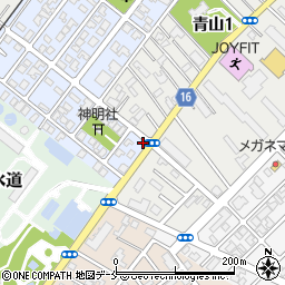 新潟県新潟市西区青山新町2-7周辺の地図