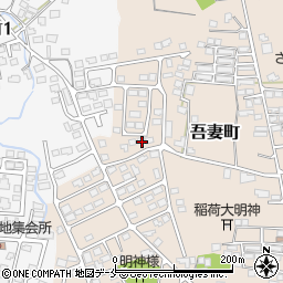 山形県米沢市吾妻町3-62周辺の地図