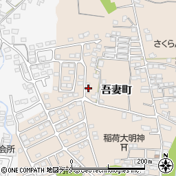 山形県米沢市吾妻町3-56周辺の地図