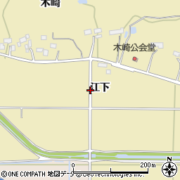 福島県相馬郡新地町埓木崎江下周辺の地図
