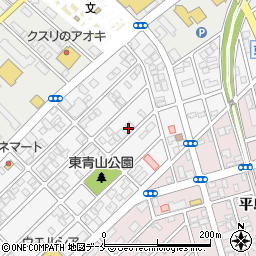 新潟県新潟市西区東青山周辺の地図