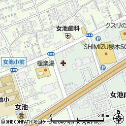 セブンイレブン新潟女池店周辺の地図