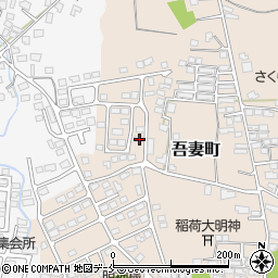 山形県米沢市吾妻町3-55周辺の地図