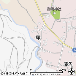 福島県伊達郡国見町光明寺車周辺の地図