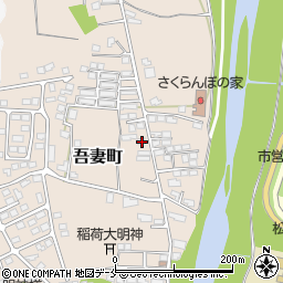 山形県米沢市吾妻町3-27周辺の地図