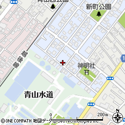 新潟県新潟市西区青山新町5-1周辺の地図