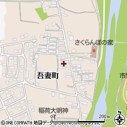 山形県米沢市吾妻町3-23周辺の地図