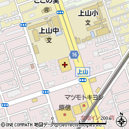 ホームセンタームサシ女池店周辺の地図