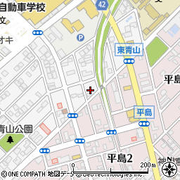 新潟県新潟市西区東青山2丁目5周辺の地図