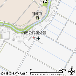 新潟県新潟市北区内沼1110周辺の地図