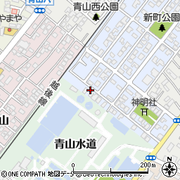 新潟県新潟市西区青山新町1-24周辺の地図