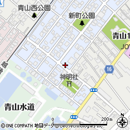 新潟県新潟市西区青山新町11-1周辺の地図