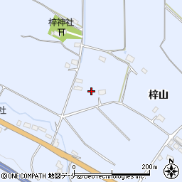 山形県米沢市万世町梓山2923周辺の地図