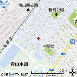 新潟県新潟市西区青山新町5-15周辺の地図