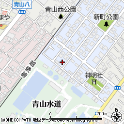 新潟県新潟市西区青山新町6-2周辺の地図