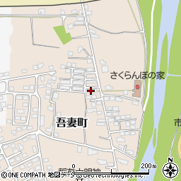 山形県米沢市吾妻町3-3周辺の地図