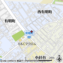 新潟県新潟市西区西有明町11-5周辺の地図