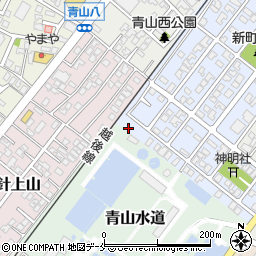 新潟県新潟市西区青山新町1-13周辺の地図