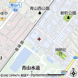 新潟県新潟市西区青山新町6-12周辺の地図