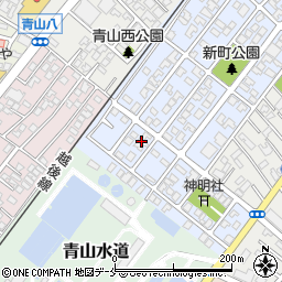 新潟県新潟市西区青山新町6-6周辺の地図