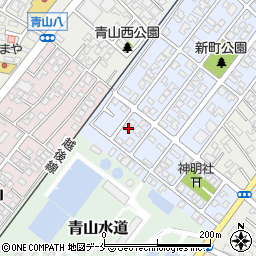 新潟県新潟市西区青山新町6-11周辺の地図