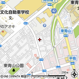新潟県新潟市西区東青山2丁目2周辺の地図