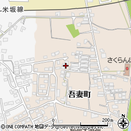 山形県米沢市吾妻町3周辺の地図