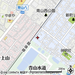 新潟県新潟市西区青山新町7-16周辺の地図