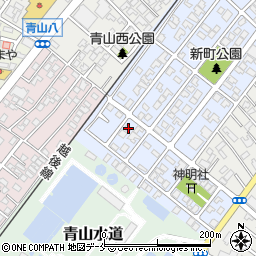 新潟県新潟市西区青山新町6-10周辺の地図
