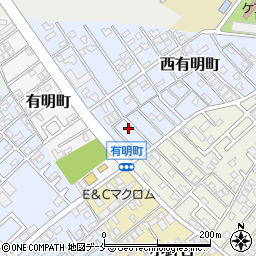 新潟県新潟市西区西有明町11-15周辺の地図