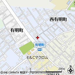 新潟県新潟市西区西有明町11-10周辺の地図