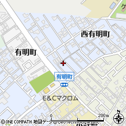 新潟県新潟市西区西有明町11-14周辺の地図