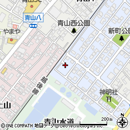 新潟県新潟市西区青山新町7周辺の地図