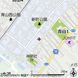 新潟県新潟市西区青山新町11-6周辺の地図