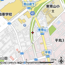 新潟県新潟市西区東青山2丁目6周辺の地図