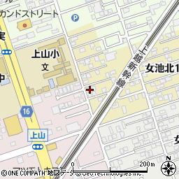 新潟県新潟市中央区女池北1丁目20-12周辺の地図