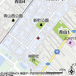 新潟県新潟市西区青山新町11-13周辺の地図