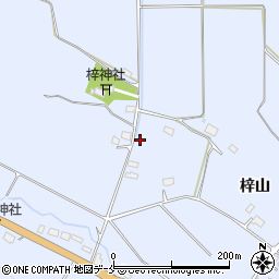 山形県米沢市万世町梓山2910周辺の地図