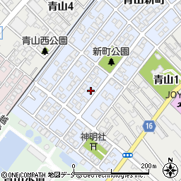 新潟県新潟市西区青山新町10-5周辺の地図