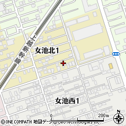 新潟県新潟市中央区女池北1丁目7-3周辺の地図