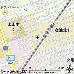 新潟県新潟市中央区女池北1丁目20-16周辺の地図