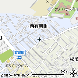 新潟県新潟市西区西有明町6-3周辺の地図