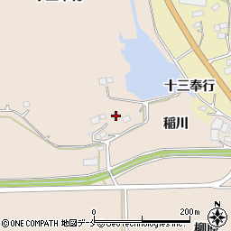 福島県相馬郡新地町福田十三奉行周辺の地図